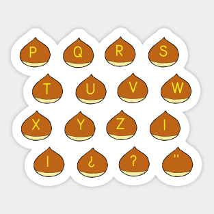 ABC chestnuts part two Sticker